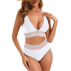 Damen Hochtaillierter Bikini mit raffinierter Rückenschnürung R&B