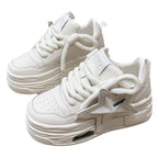 Damen Trendige Chunky Sneakers mit auffälligem Stern-Design R&B