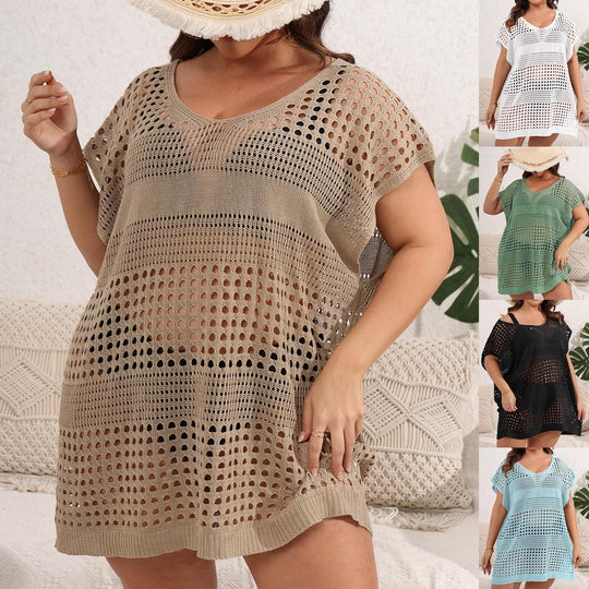 Damen luftiger Strandsarong mit durchbrochenem Muster R&B