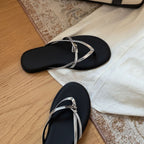 Damen Elegante Riemensandalen mit modischem Riemendesign und komfortablem Fußbett R&B