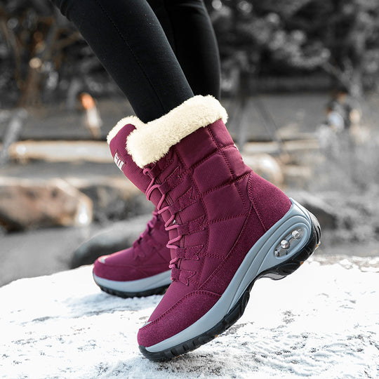Damen Winter-Trekkinstiefel mit isolierender und rutschfester Sohlenkonstruktion R&B