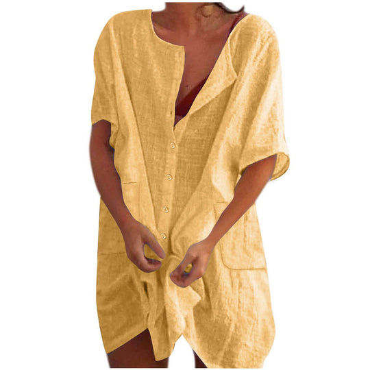 Damen lässiges Strandkleid R&B
