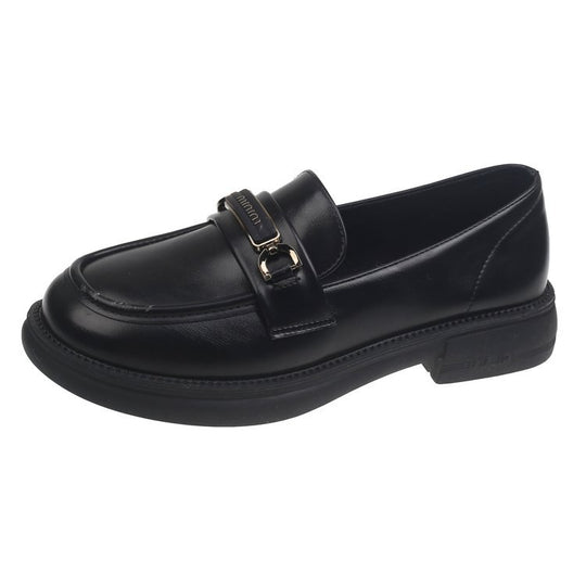 Damen Edle Loafer mit modischem Schnallenakzent und komfortabler Sohle R&B