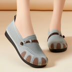 Damen Komfortable Slip-On Clogs mit atmungsaktivem Obermaterial und flexiblem Fußbett