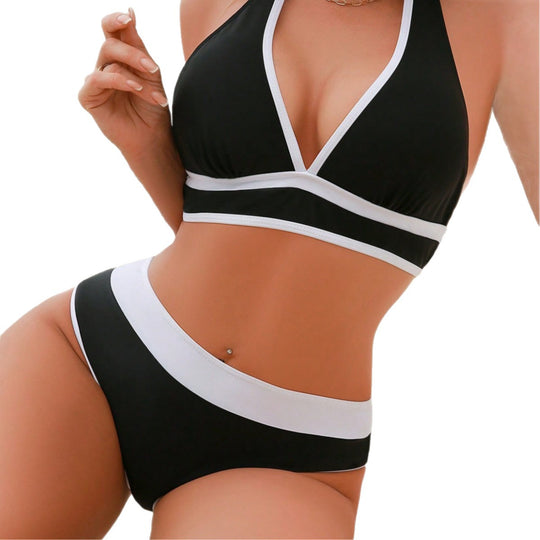 Damen Hochtailliertes Bikini-Set mit raffinierter Schnittführung R&B
