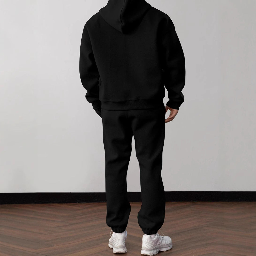 Herren bequeme Freizeitjacke mit passender Jogginghose