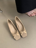 Damen Ballerinas mit dekorativem Schleifenakzent und bequemer Innensohle R&B