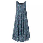 Damen Langes Freizeitkleid mit floralem Design R&B