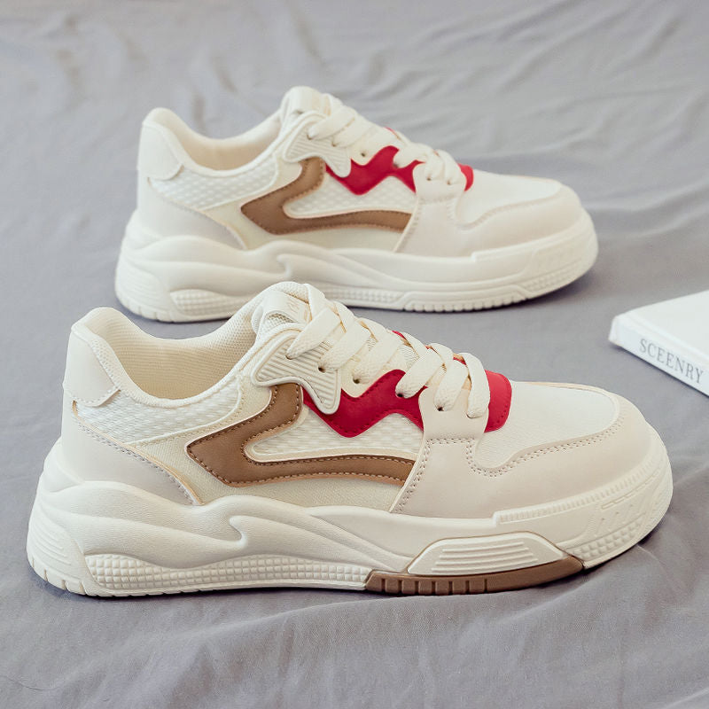 Damen Modische Sneakers mit atmungsaktiver Mesh-Oberfläche und rutschfester Laufsohle R&B