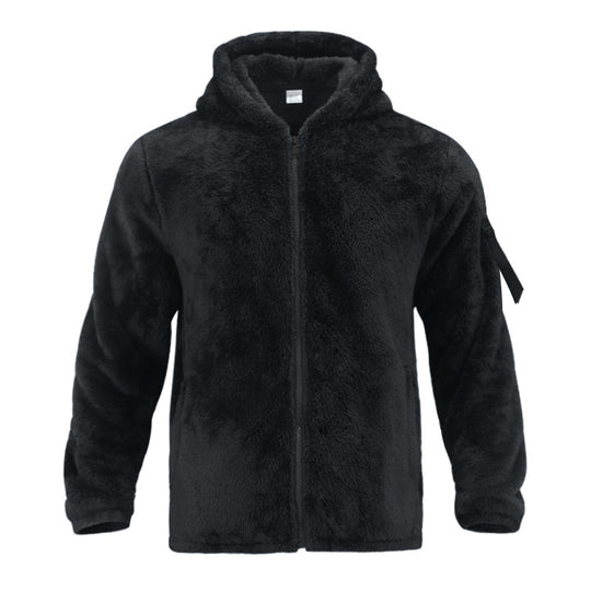 Herren Bequeme Fleecejacke mit hohem Kragen und praktischen Taschen R&B