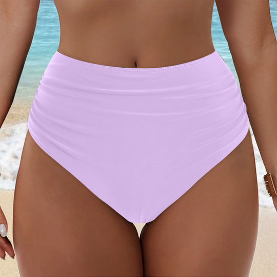 Damen Hochgeschnittenes Bikini-Höschen mit Rüschendetails R&B