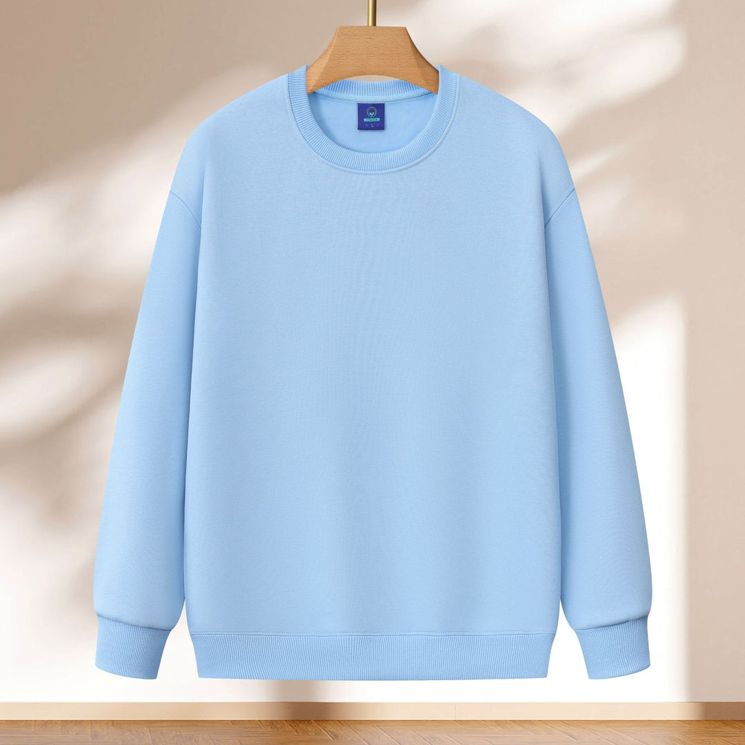 Damen lässiges Sweatshirt mit breiten Schultern und weichem Innenfutter R&B