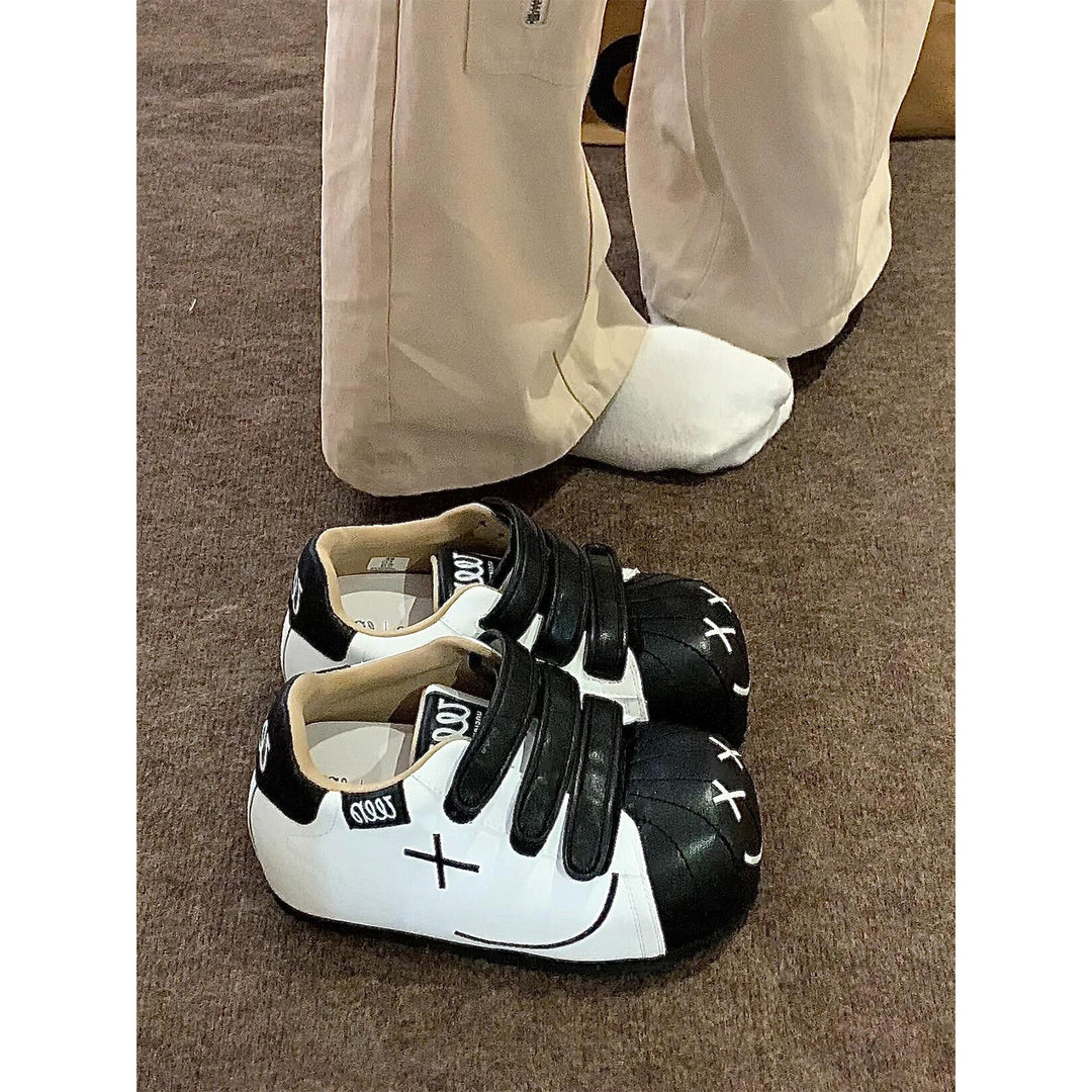 Damen Sneakers mit praktischem Klettverschluss und verspieltem Design R&B