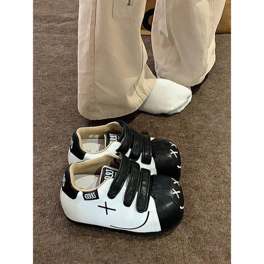 Damen Sneakers mit praktischem Klettverschluss und verspieltem Design R&B