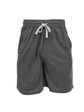 Herren nan lässige Sweatshorts mit elastischem Tunnelzugbund Eingrifftaschen und Used-Optik R&B