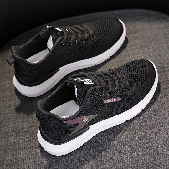 Damen Sportliche Lauf-Sneaker mit atmungsaktivem Mesh-Obermaterial und innovativer Dämpfungstechnologie R&B
