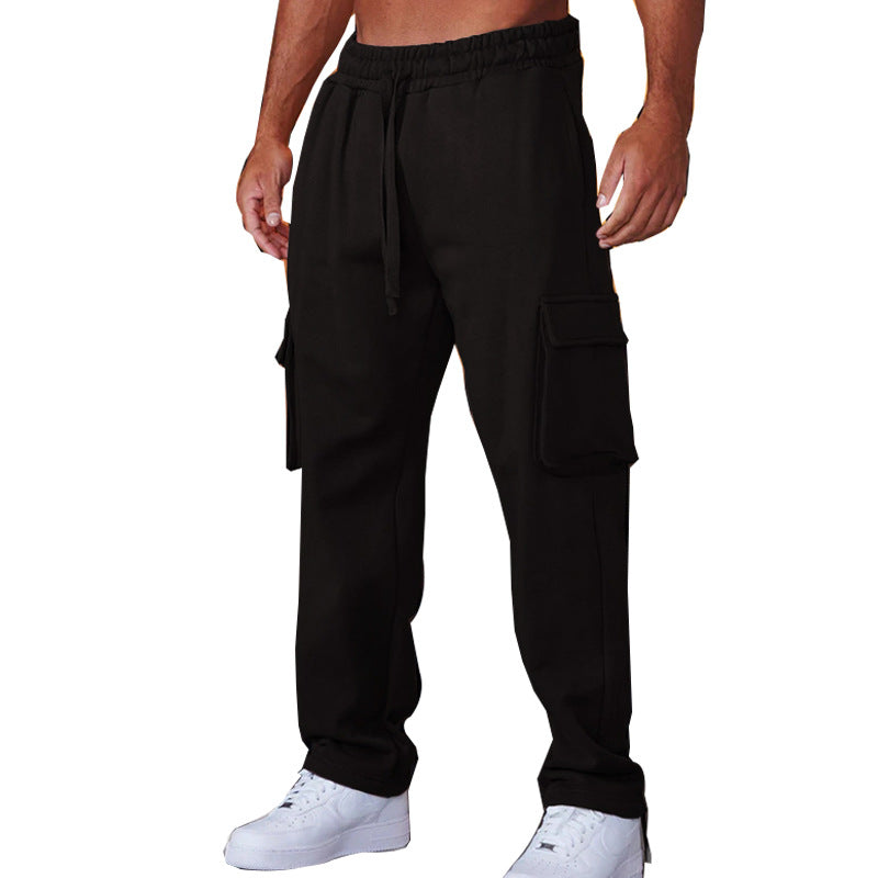 Herren Cargo-Jogginghose mit verstellbarem Bund und praktischen Seitentaschen R&B
