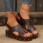 Damen modische Plateausandalen