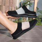 Damen Atmungsaktive Slip-On Badeschuhe