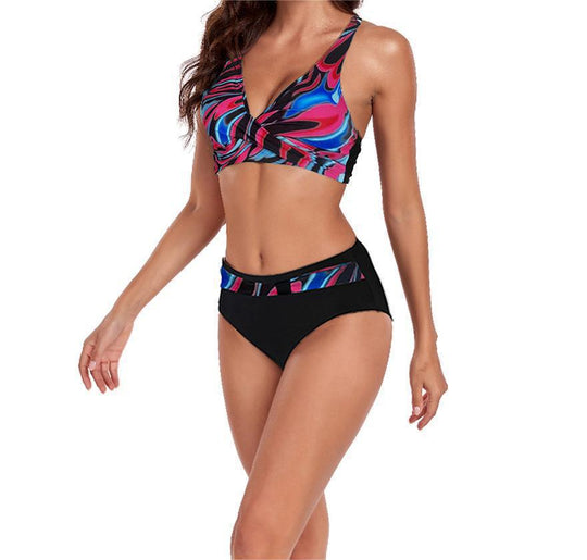 Damen Bikini-Set mit innovativem Farbverlauf R&B