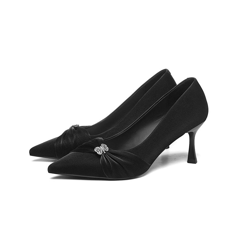 Damen Elegante Slingback-Pumps mit Schmuckdetail R&B