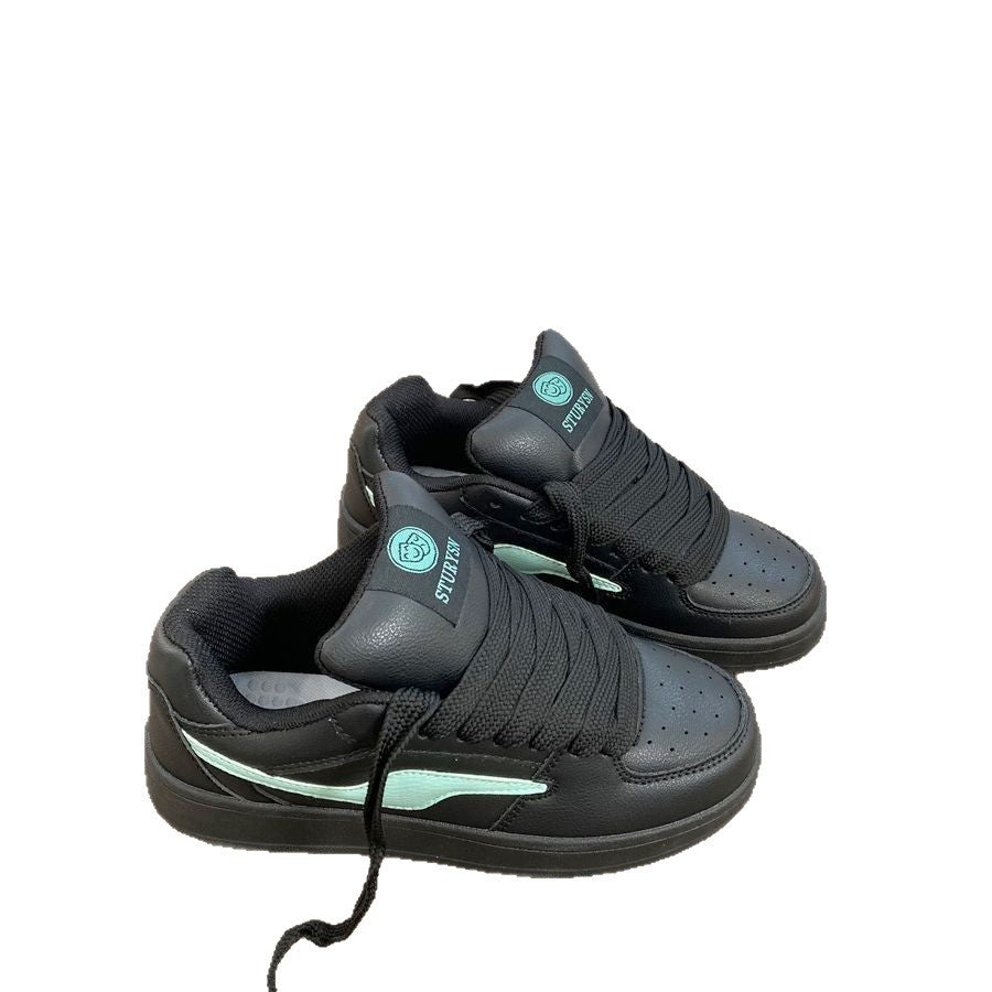 Damen Sneakers im sportlichen Vintage-Stil mit gepolsterter Innensohle
