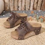 Damen Plateau Sandalen R&B