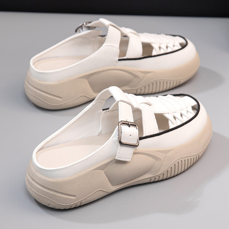 Damen Sportliche Clogs mit verstellbarem Riemen und atmungsaktiver Obermaterialstruktur R&B