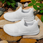 Damen Bequeme Slip-On Sneakers mit flexiblem Obermaterial und rutschfester Sohle