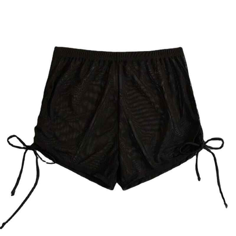 Damen Badeshorts mit seitlichen Raffungen R&B