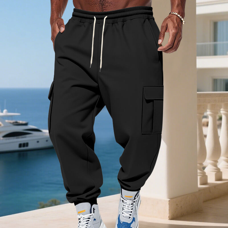 Herren Cargo-Hose mit elastischem Bund R&B