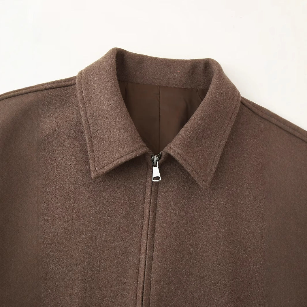 Damen Übergangsjacke mit Stehkragen und modernem Reißverschluss R&B