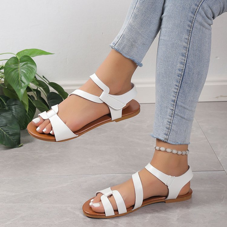 Damen modische Riemchen-Sandalen mit flexibler Sohle R&B