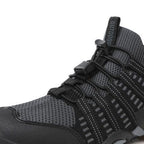 Damen Outdoor-Sport-Sneaker mit elastischem Schnürsystem und rutschfester Sohle