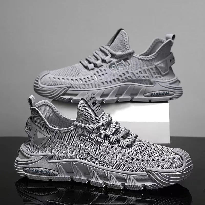 Damen Leichte Mesh-Sneaker mit dämpfender Laufsohle und modernem Design R&B