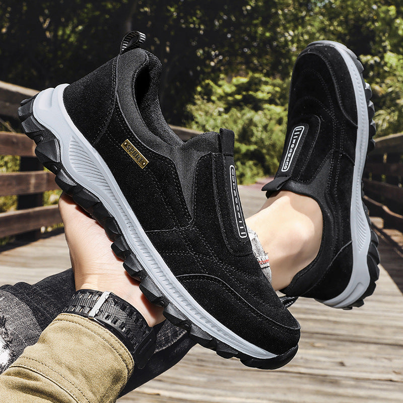 Damen Bequeme Slip-On Freizeitschuhe mit rutschfester Sohle und atmungsaktivem Obermaterial