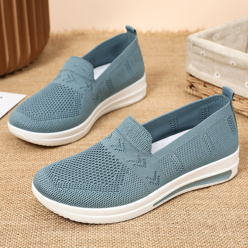 Damen Leichte Slip-On Trainingsschuhe mit atmungsaktivem Obermaterial