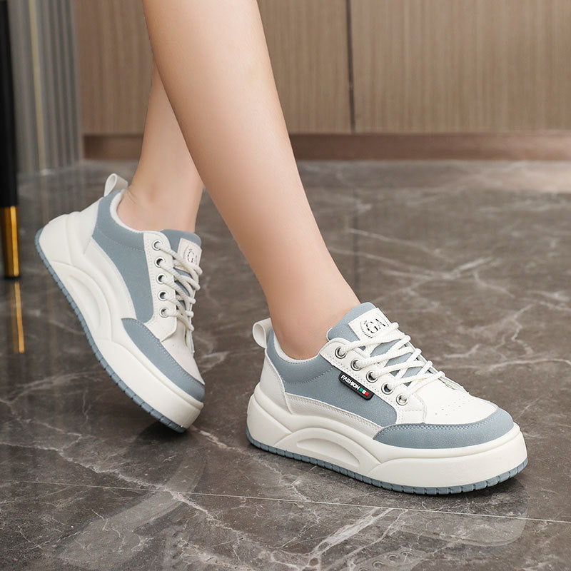 Damen Sportliche Plateau-Sneaker mit atmungsaktivem Mesh-R&B