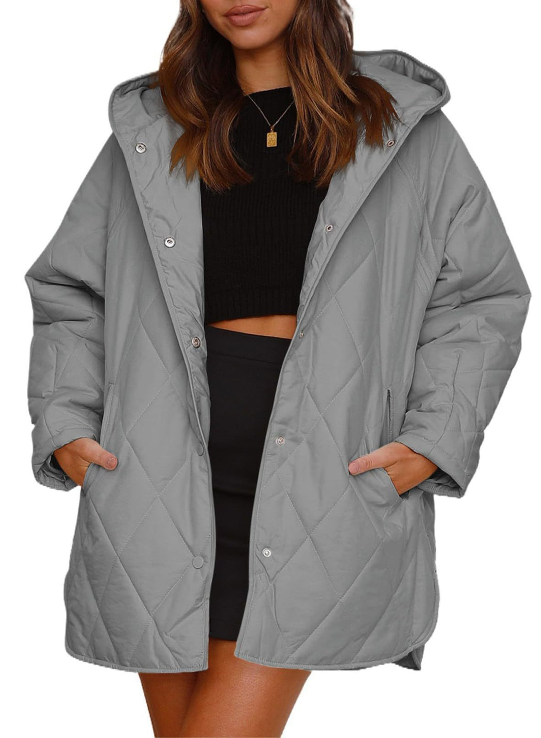 R&B | Gepolsterte Jacke mit Klassischem Druck