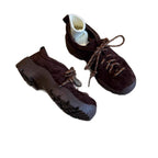 Damen Sportliche Sneaker mit samtiger Wildlederoberfläche und rutschfester Sohle R&B
