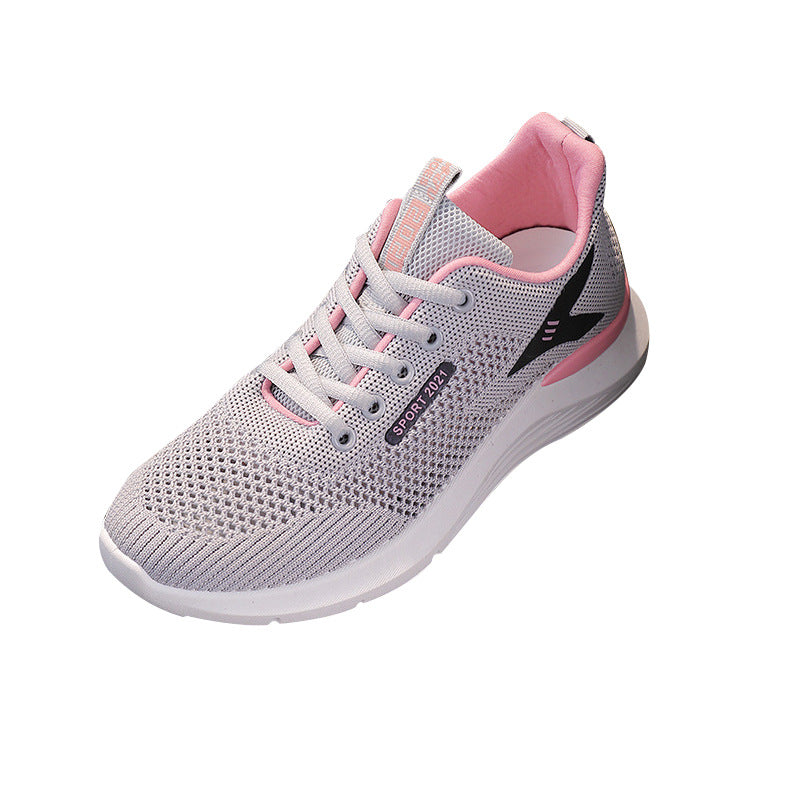 Damen Sportliche Sneakers mit atmungsaktivem Netzdesign und dämpfender Laufsohle R&B