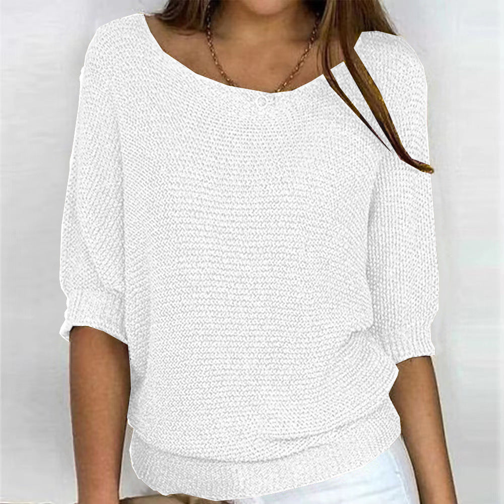 R&B | Elegantes Dreiviertelarm Bequemes Oberteil