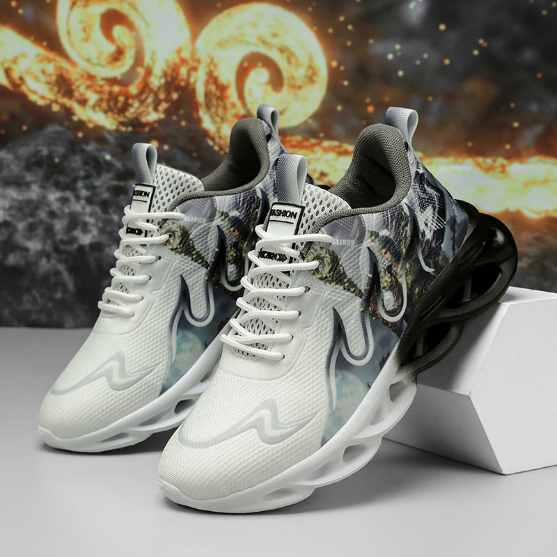 Damen Sportliche Sneakers mit innovativem Designdruck