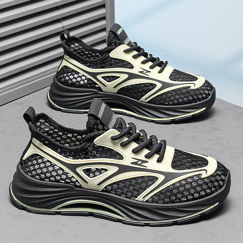 Damen leichte Sport Sneakers mit atmungsaktivem Mesh-Obermaterial und dämpfender Sohle
