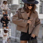 Damen Elegante Kurzjacke mit lässigem Schnitt und praktischen Taschen R&B