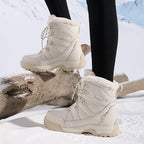 Damen Isolierte Winterstiefel mit rutschfester Sohle und wärmendem Futter R&B
