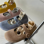 Damen Ballerinas mit bequemem Riemen und weichem Obermaterial R&B