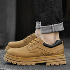 Herren Robuste Schnürschuhe mit rutschfester Gummisohle und atmungsaktivem Obermaterial