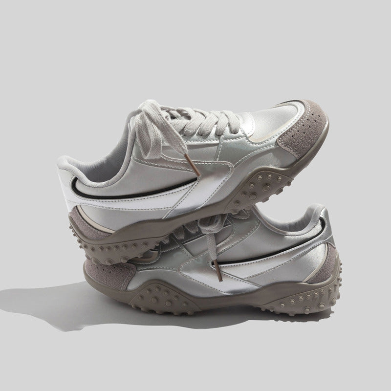 Damen Sportliche Sneakers mit atmungsaktiver Oberflächenstruktur und rutschfester Sohle R&B