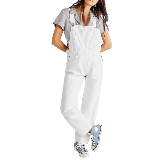 Damen Latzhose im lässigen Schnitt mit trendigen Details R&B